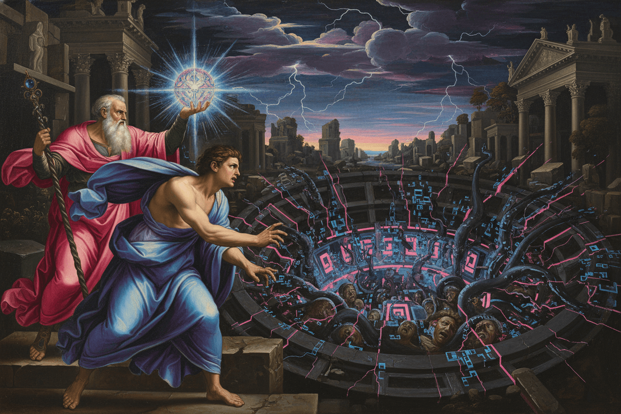 Illustration for Chapter 2: The Weaver in the Labyrinth