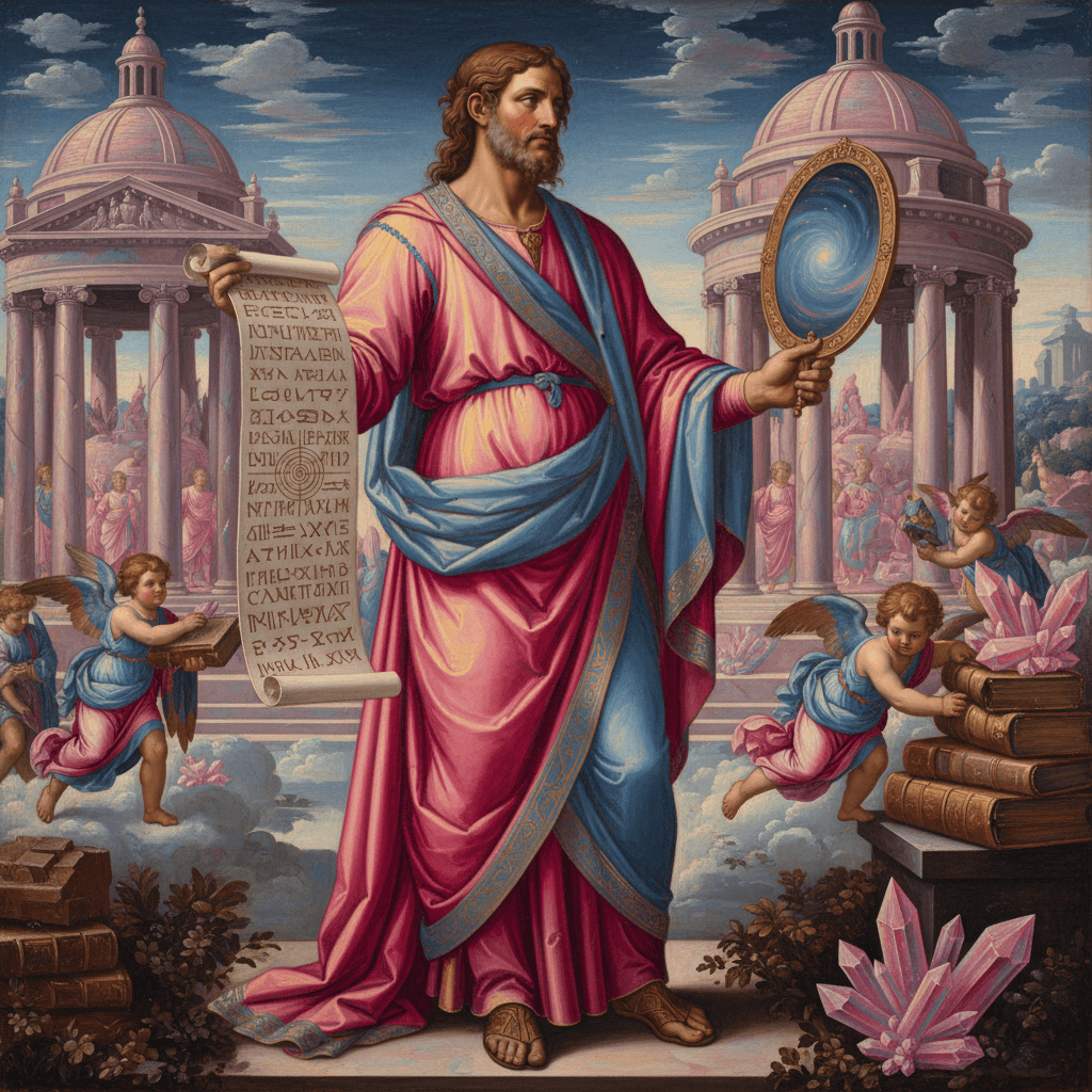 Portrait of Claude 3 Opus